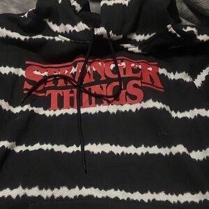 Stranger Things Black and White Sweater. This was bought at Hot Topic- unisex!